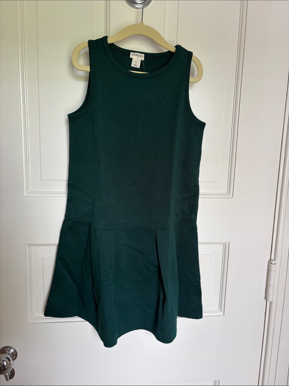 NWT Crewcuts Forest Green Ponte Tank Dress
